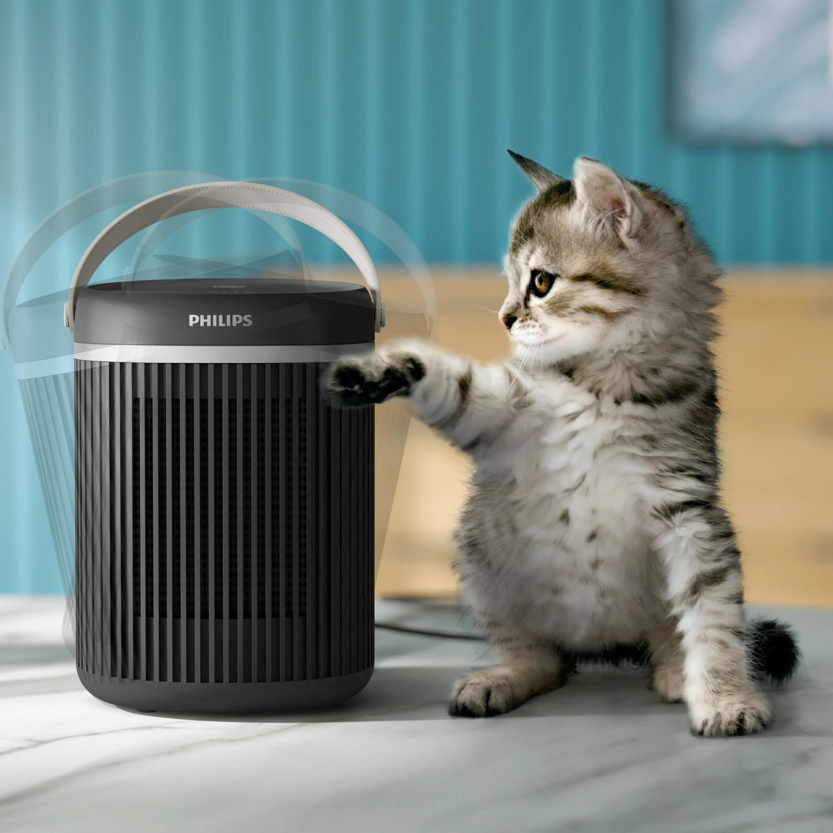 Philips Cx3120 01 Compact Ceramic Heater For 20 M² Rooms, Dark Grey