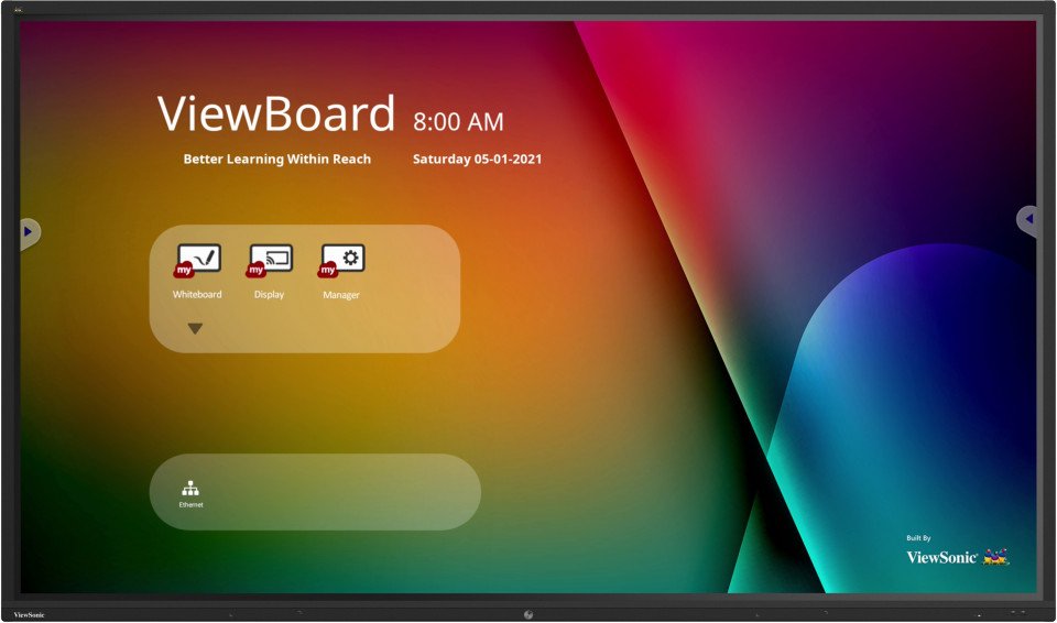Viewsonic Viewboard Ifp9850-4 - 98 Diagonal Class [97.52 Viewable] Led-Backlit Lcd Display - Interactive - With Touchscreen - 4k Uhd [2160p] 3840 X 2160 - Direct-Lit Led
