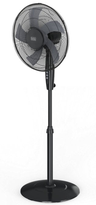 Ventilador  Pae Pie Redondo Black+Decker Bxfs8000e 40cm 45w 3vel Ajust Es9440270b