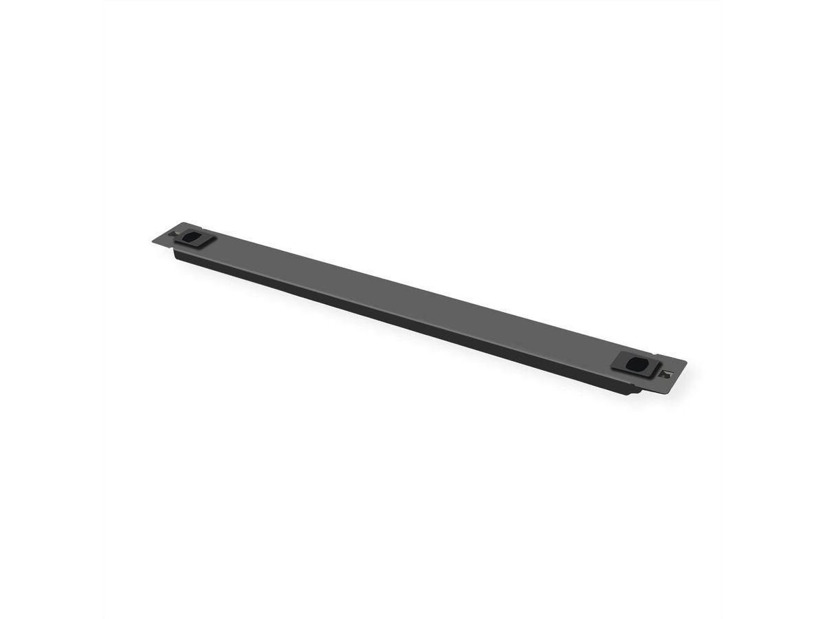 Roline 19-Zoll-Blindplatte Snap-In, 1 He, Schwarz