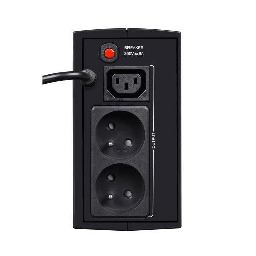 EAN 5907683605117 - Ever DUO 350 AVR sistema de alimentación ininterrumpida (UPS) Línea interactiva 0,35 kVA 245 W 2 salidas  imagen 3