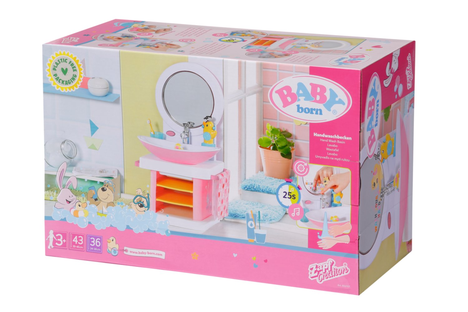 Muebles Para Muñecas  Zapf Creation Baby Born® Bath Handwaschbecken, Puppenmöbel 832707