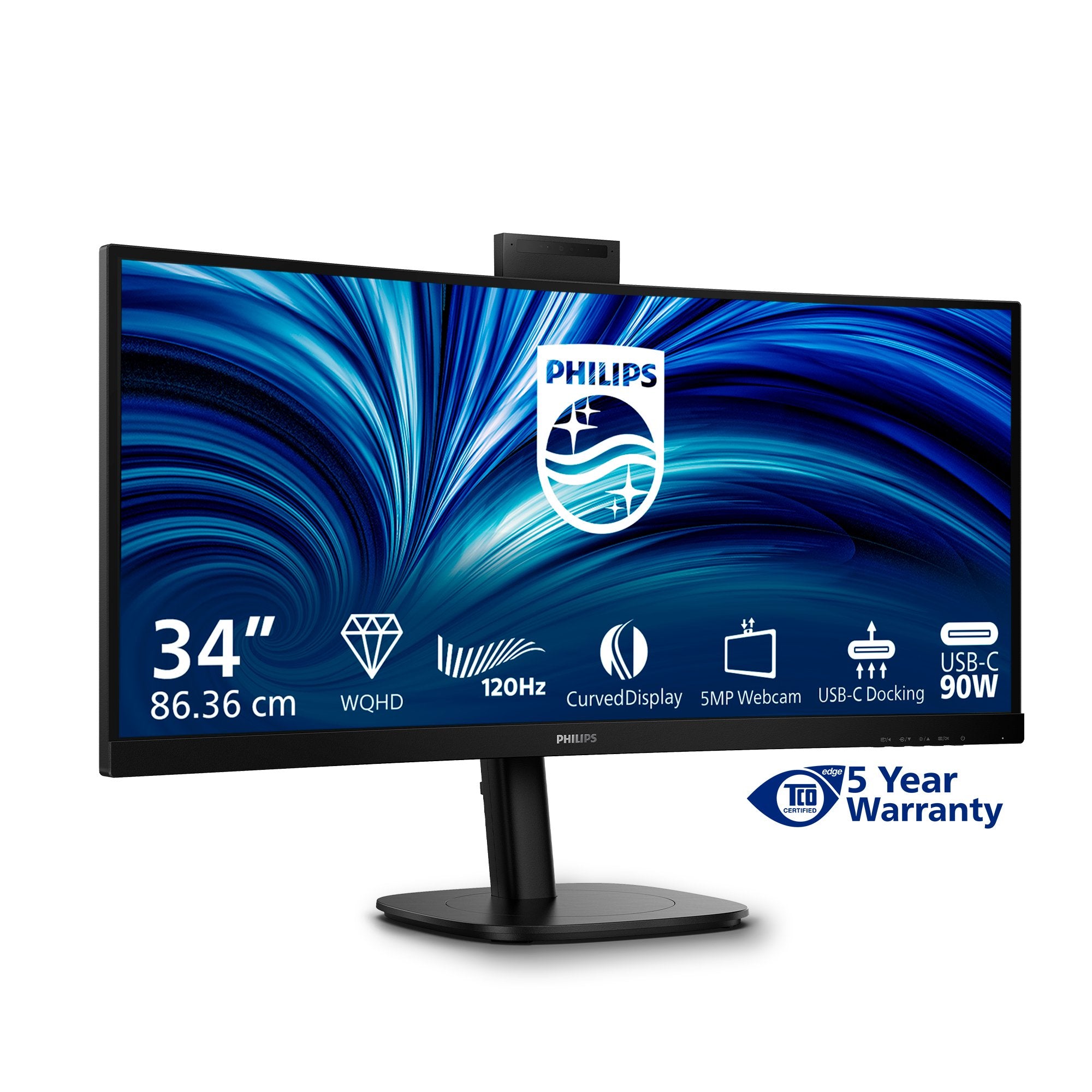 EAN 8721038004441 - Philips 3000 series 34B2U3600CH/00 pantalla para PC 86,4 cm (34") 3440 x 1440 Pixeles Wide Quad HD LCD Ne imagen 4