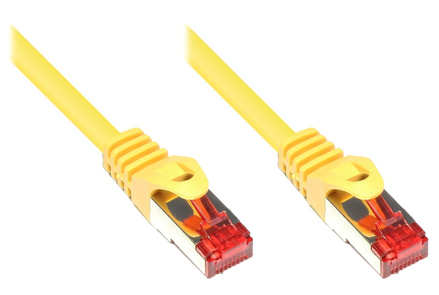 EAN 4014619012831 - Alcasa 1m Cat6 S/FTP cable de red Amarillo S/FTP (S-STP) imagen 1