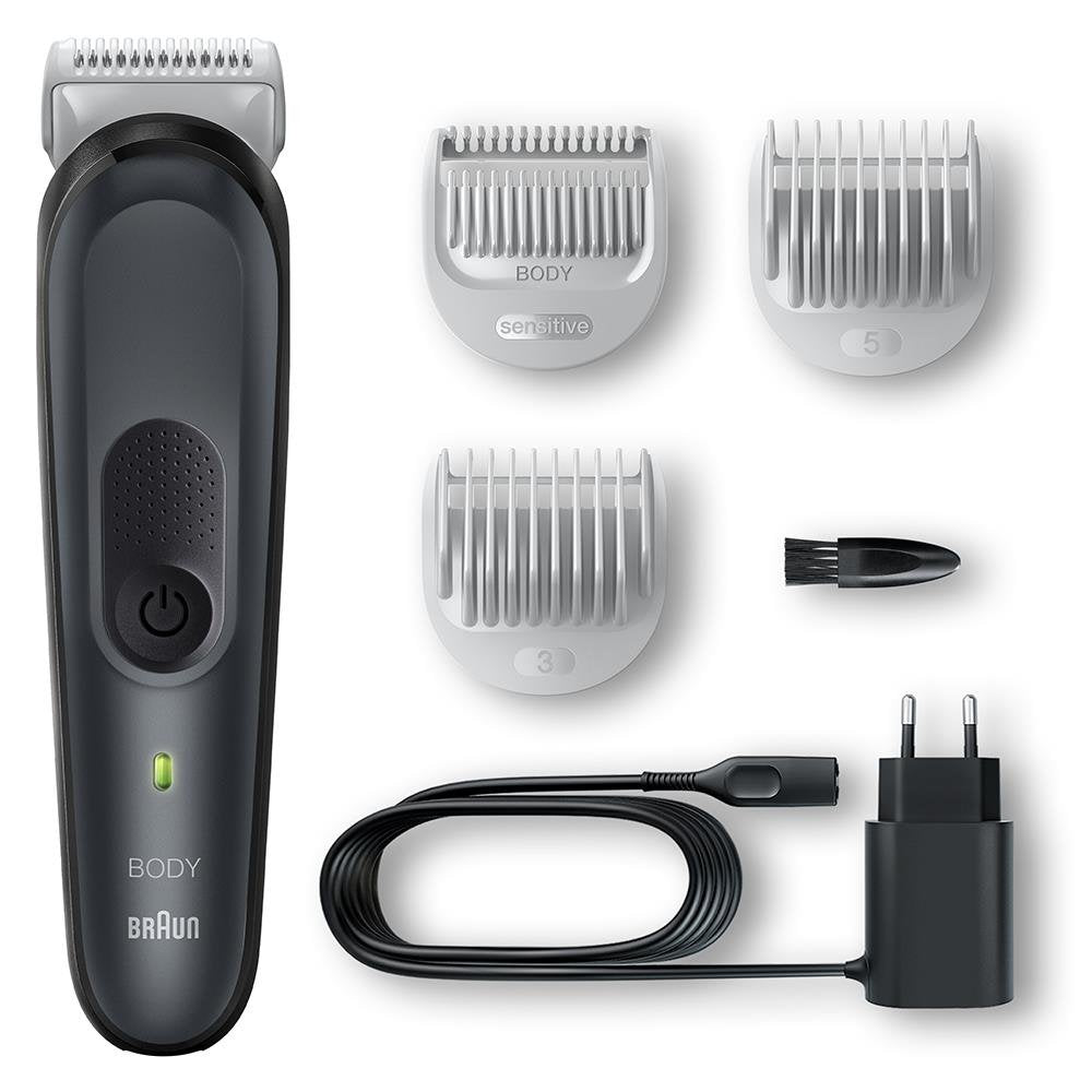 EAN 4210201417040 - Braun Series 3 BG3350 afeitadora corporal Negro, Gris imagen 2