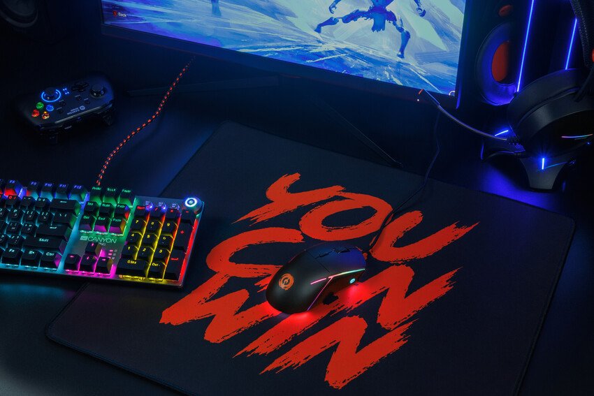 Canyon Raton Gaming Shadder Gm-321 Rgb 6 Botones Negro