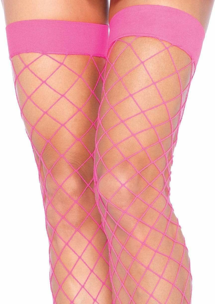 Leg Avenue - Medias De Red Mediana Neon