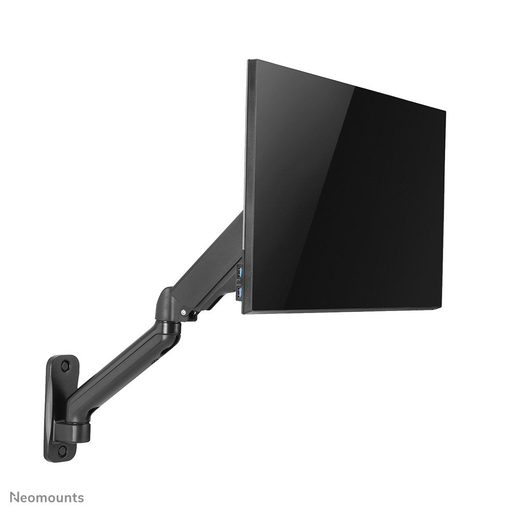 Neomounts By Newstar Wall Mounted Gas Spring Monitor Arm (3 Pivots Vesa 100x100) (Wl70-450bl11)