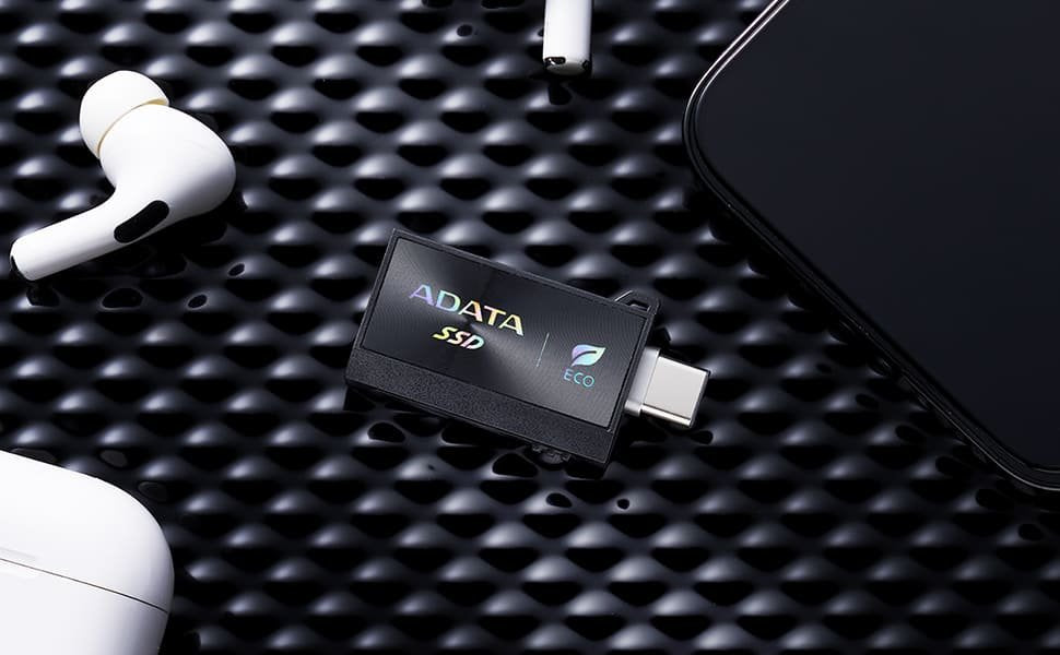 Dysk Zewnetrzny Ssd Sc730 512g Usb 3.2c/A 600/600mb/S Czarny