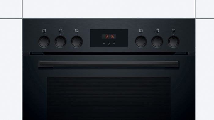 Bosch Home Hnd211lb2, Juego De Estufa Negro/Acero Inoxidable Hnd211lb2