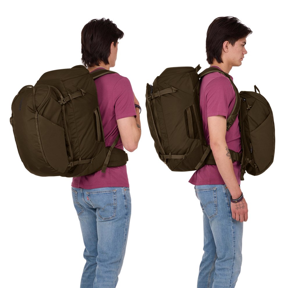 Mochila  Viaje Thule Landmark 60l - Profunda Khaki
