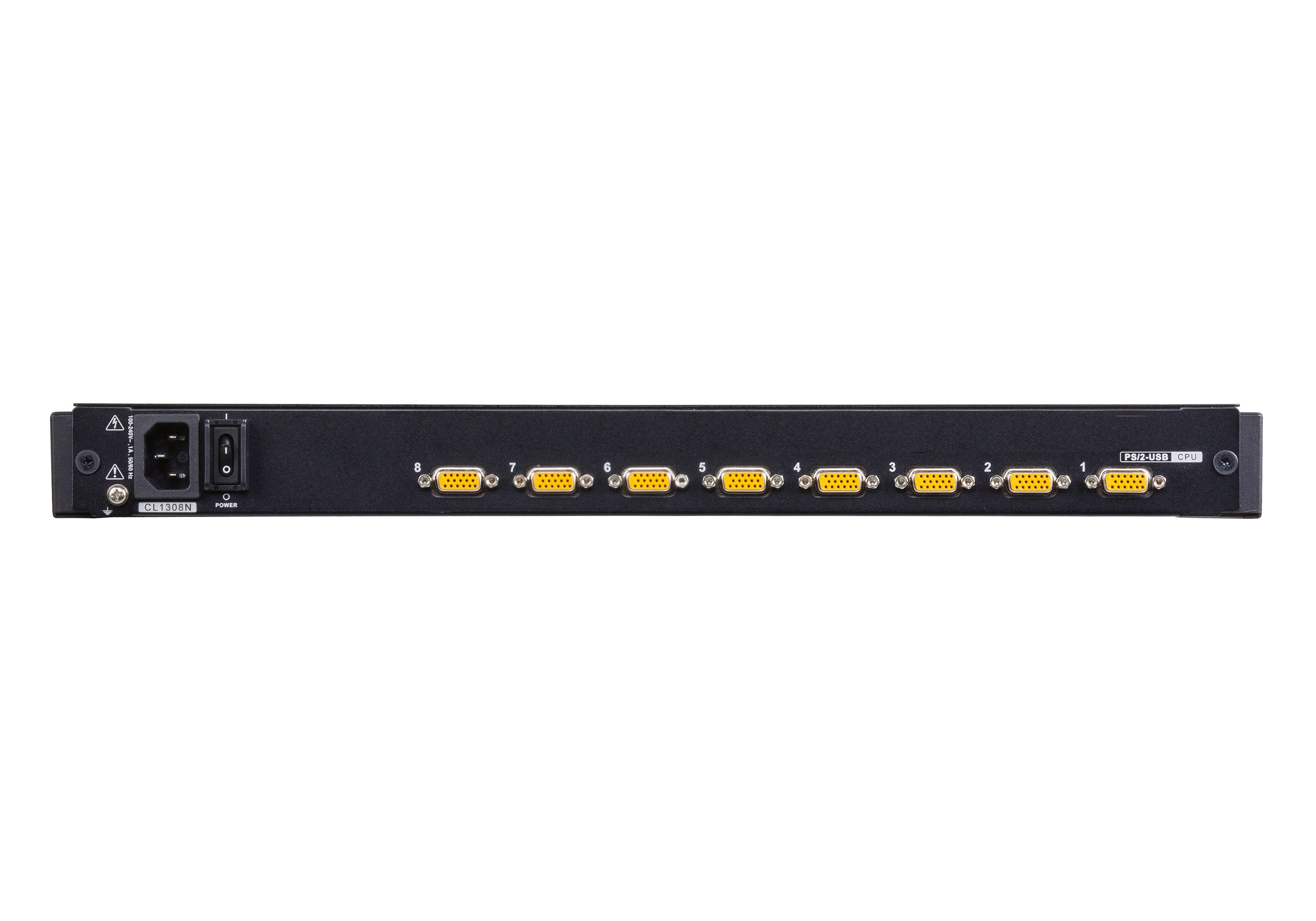 EAN 4710469345012 - ATEN CL1308N consola de rack 48,3 cm (19") Negro 1U imagen 3