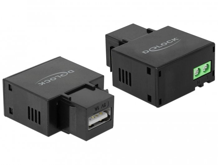 Keystone Modul Mit Usb Typ-A Ladebuchse 5 W Schwarz