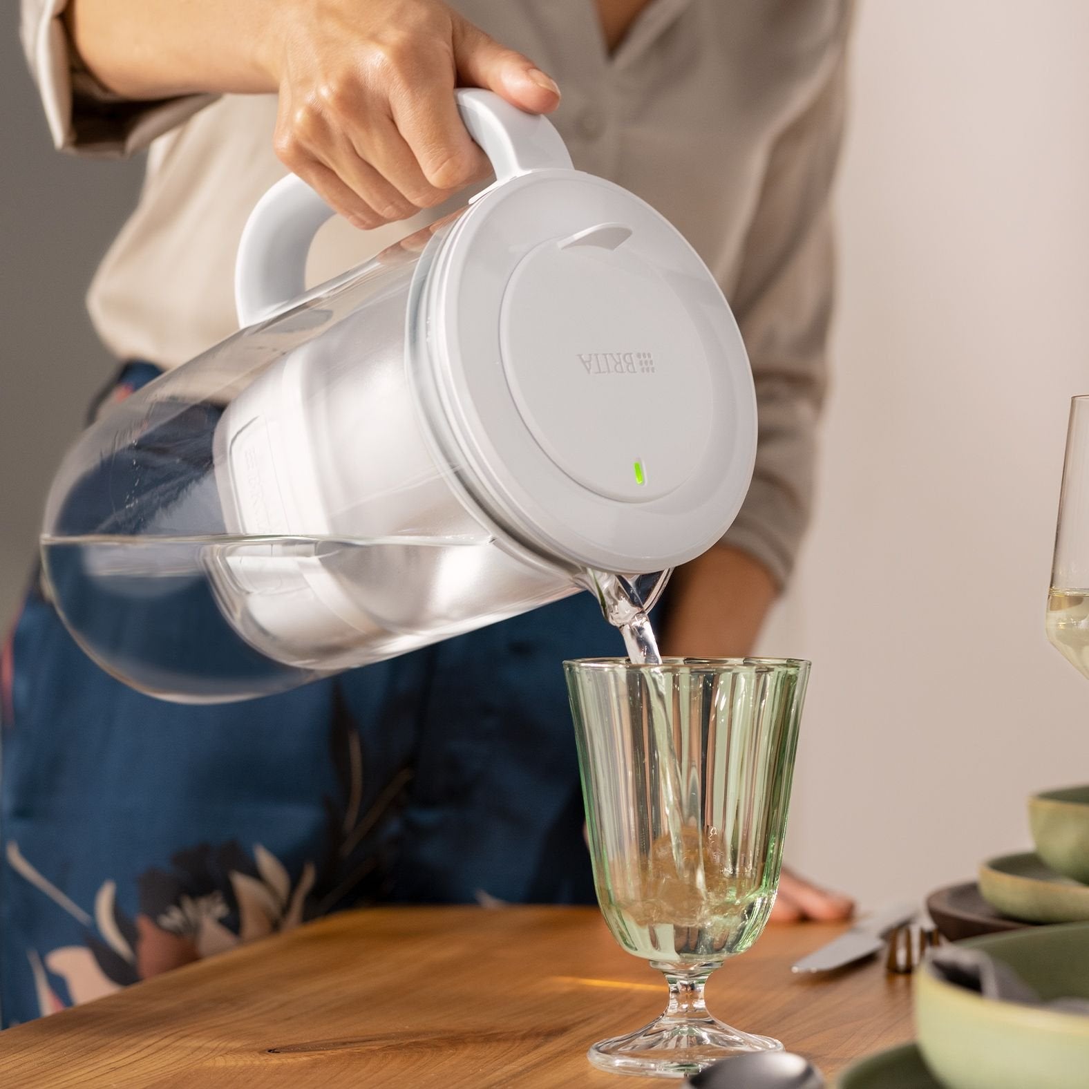 Jarra De Cristal Brita Modelo Uno Incl. 2 Maxtrapro