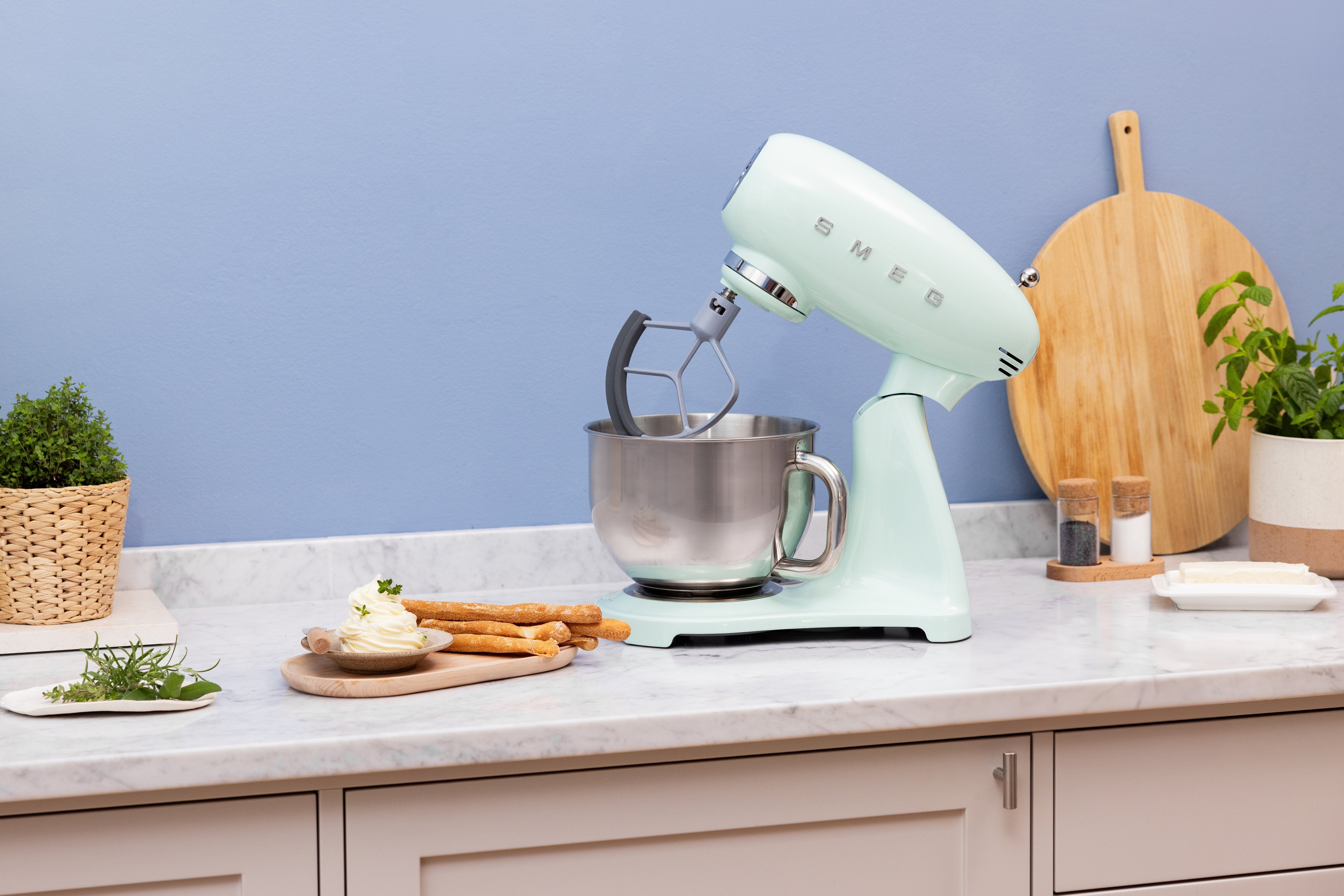 Smeg Kitchen Robot 50´Style Green Pastel Smf05pgeu