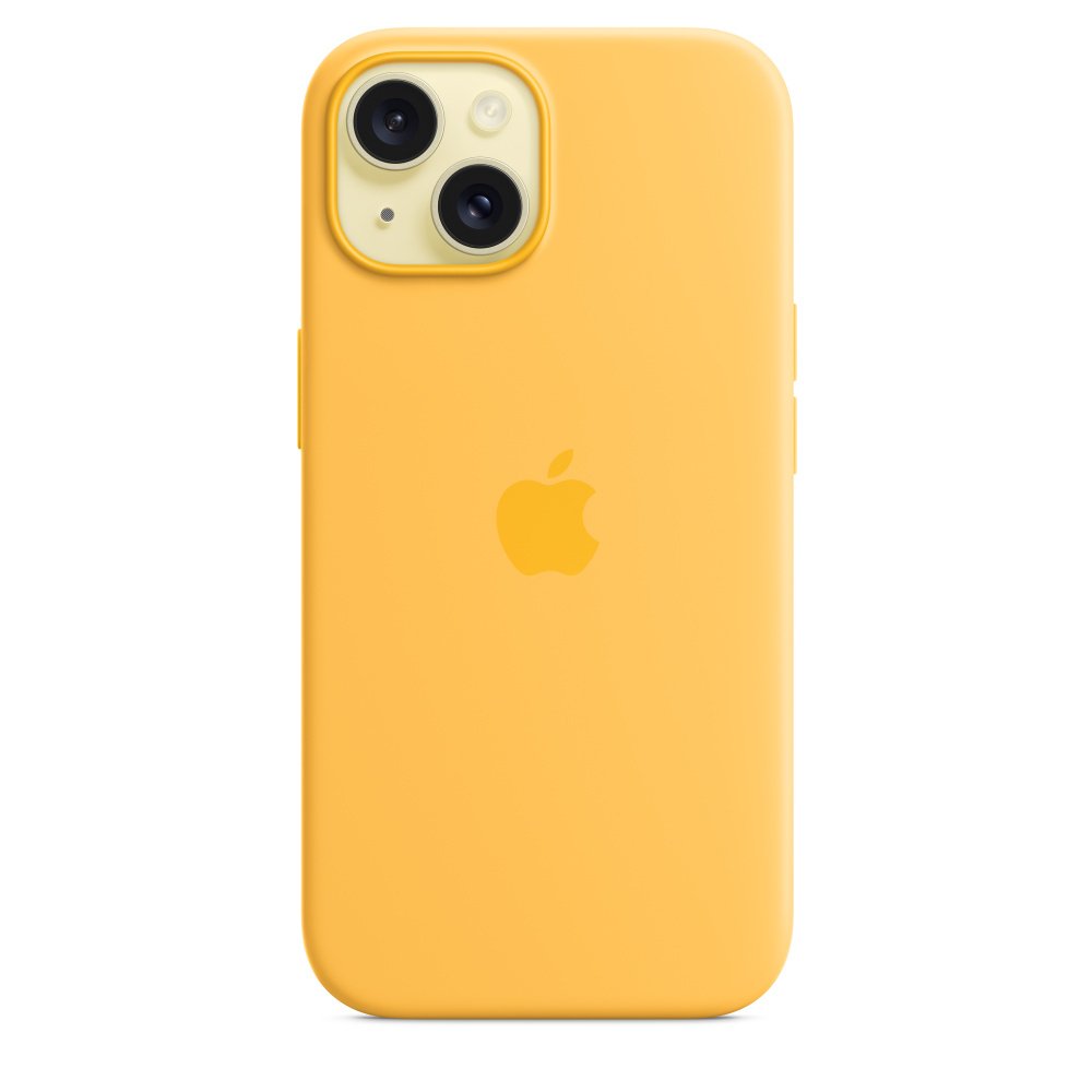 Apple Funda Iphone 15 Silicone Case With Magsafe - Sunshine