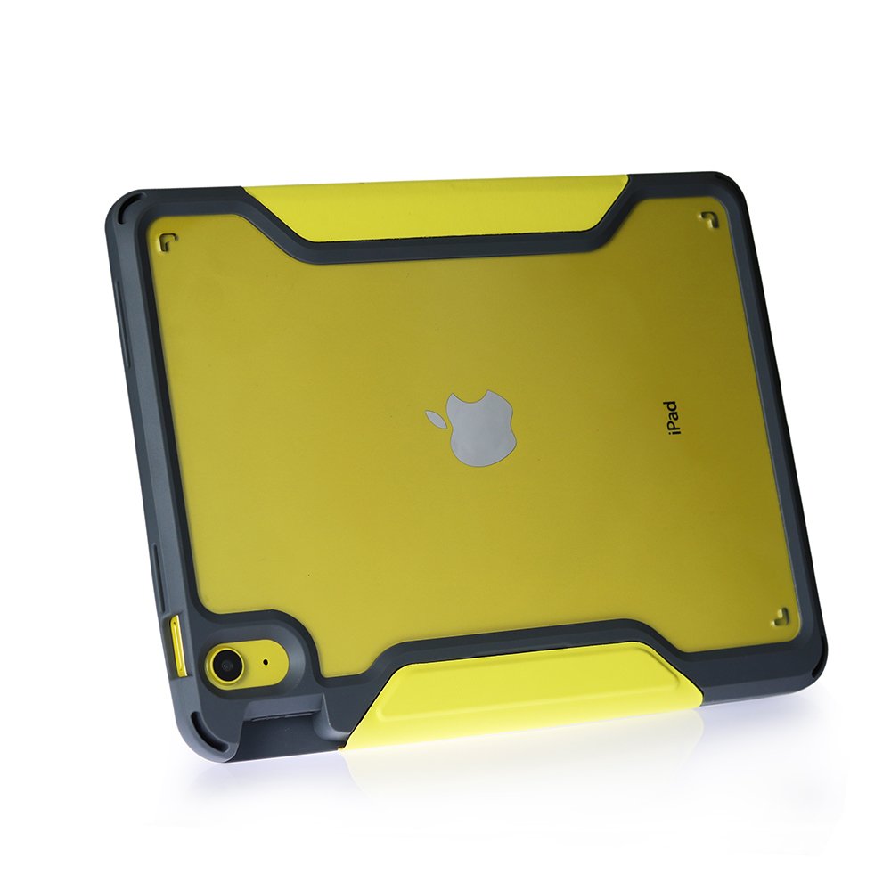 Funda Resistente Deqster 40-1013774 Para Ipad De 10,9" Y Ipad De 11" Amarillo  Transparente