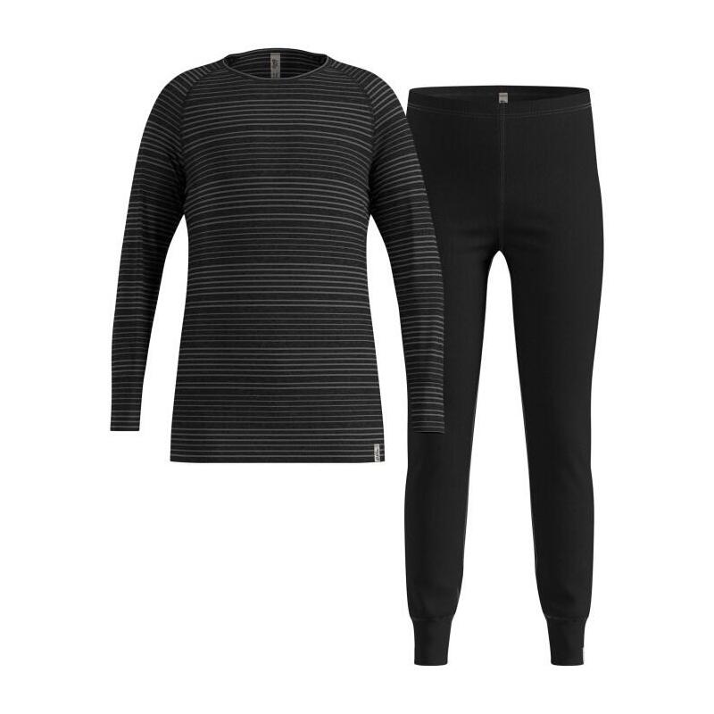 Bielizna Termoaktywna - Zestaw Odlo Set Long Active Warm Set Roz. 152cm Negro