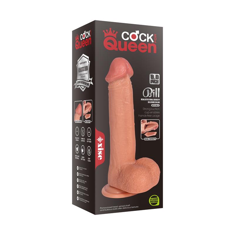 Bill Dildo Silicona Dual Layer 8.66