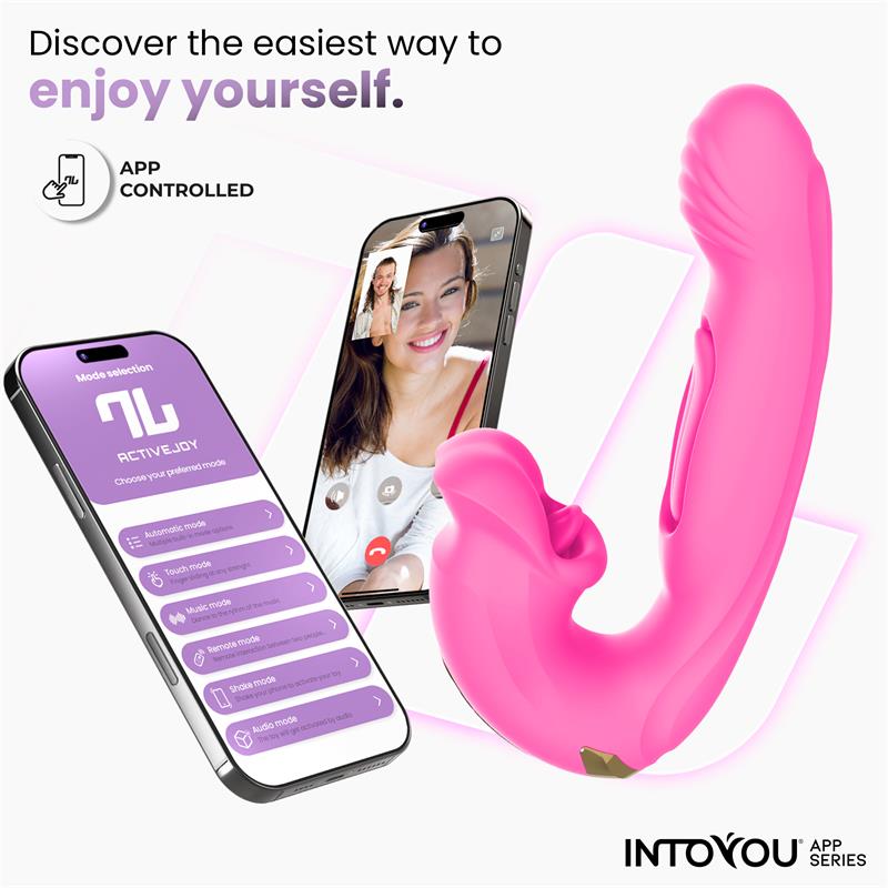 Bimby Vibrador Con Mordisqueo Y Lengua Doble Tapping Con App