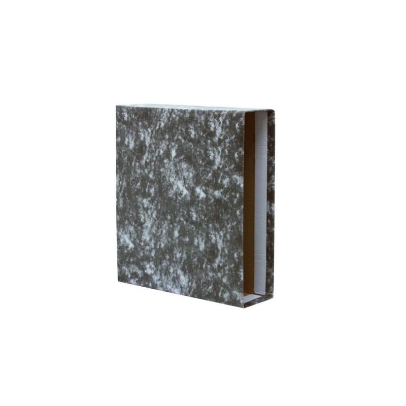 Bismark Funda Para Archivador A-Z Folio - Carton Forrado - Negro Jaspeado