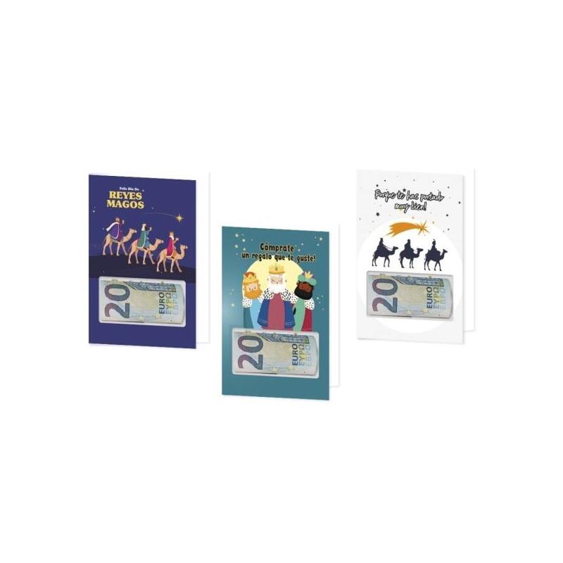 Bismark Tarjeta Navideã±A Para Regalar Dinero - 3 Diseã±Os Diferentes Aleatorios