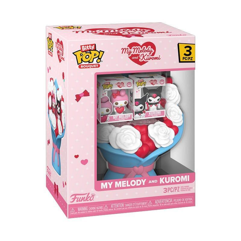 Bitty Pop Bouquet Sanrio Valentines My Melody & Kuromi
