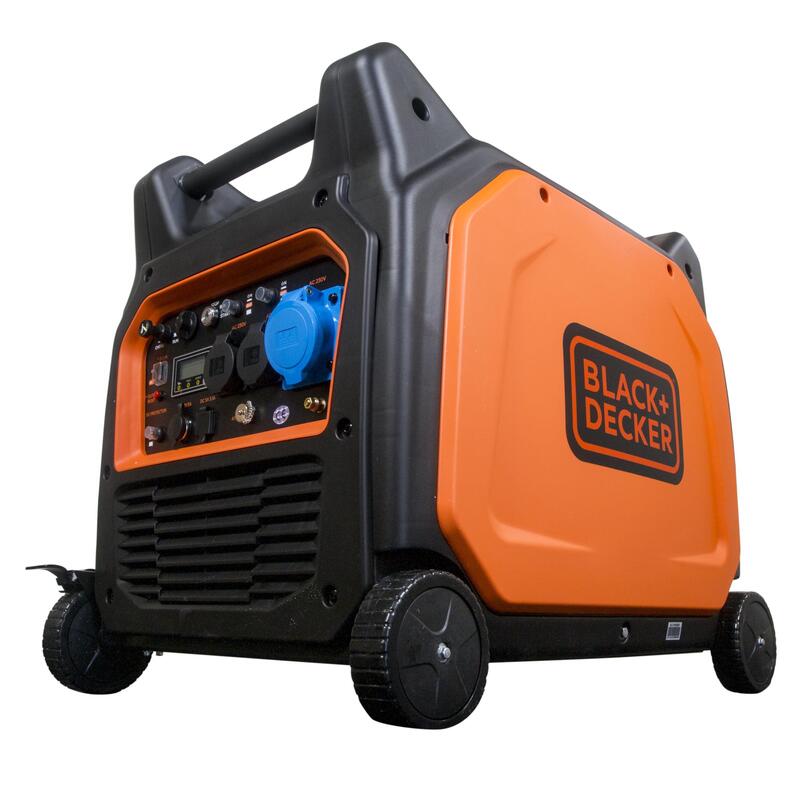Black + Decker Inverter - 6500w Benzin - Stromaggregat