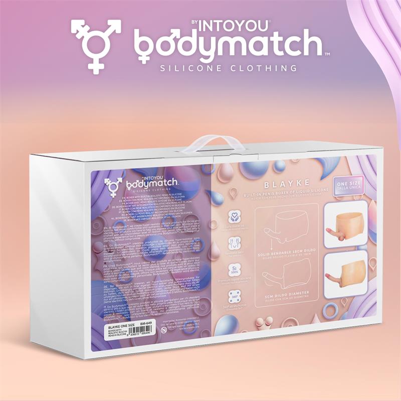 Blayke Boxer Con Pene 18 Cm Hiperrealista Silicona Líquida Talla Única