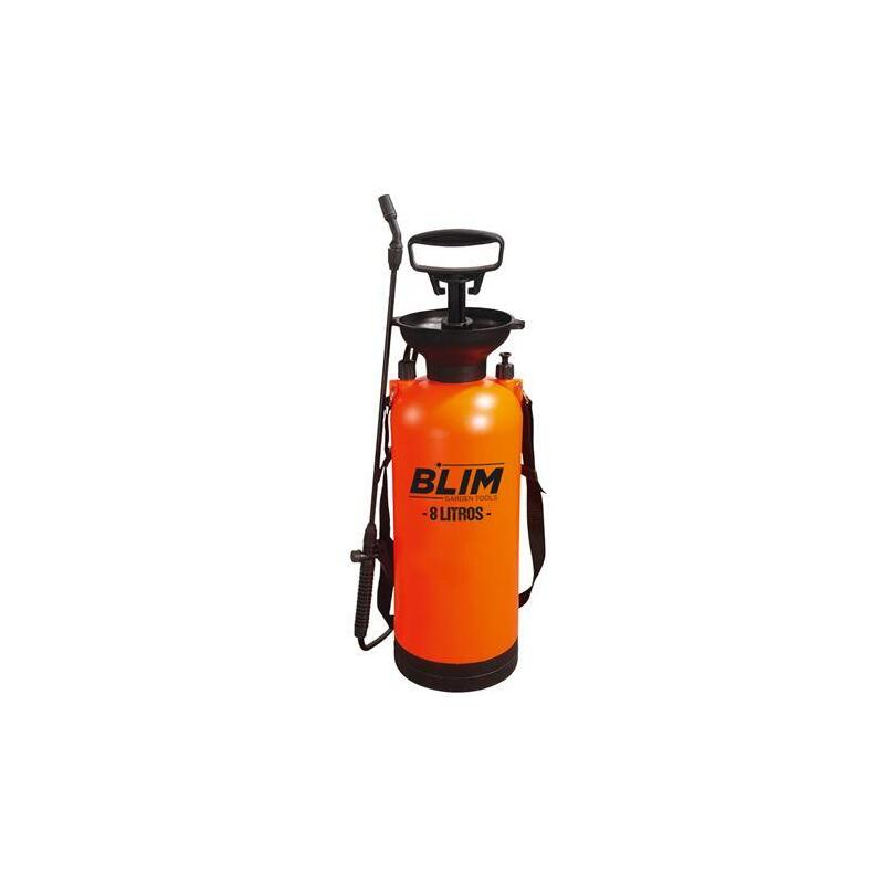 Blim Sulfatadora/Pulverizador De Mano 8l - Bomba Con Presion Hasta 3 Bar - Boquilla Regulable - Correa Para Colgar Al Hombro