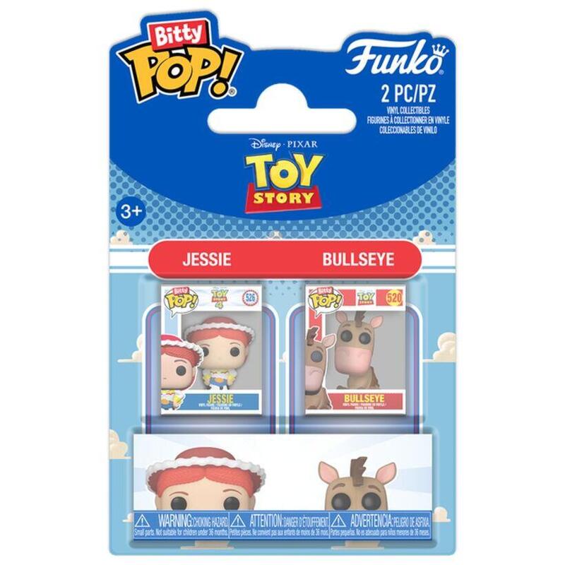 Blister 2 Figuras Bitty Pop Disney Pixar Toy Story Jesse & Bullseye