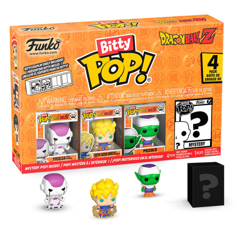 Blister 4 Figuras Bitty Pop Dragon Ball Z Kid Buu