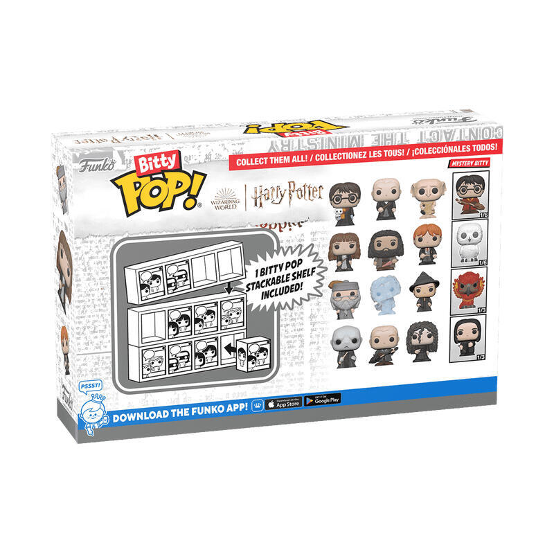 Blister 4 Figuras Bitty Pop Harry Potter - Harry Potter