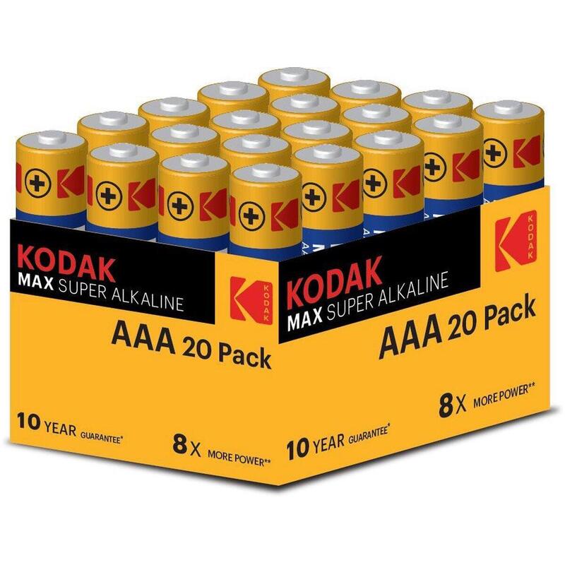 Blister Pilas Kodak Alcalina Max Aaa Lr3  Blister 20 Pilas