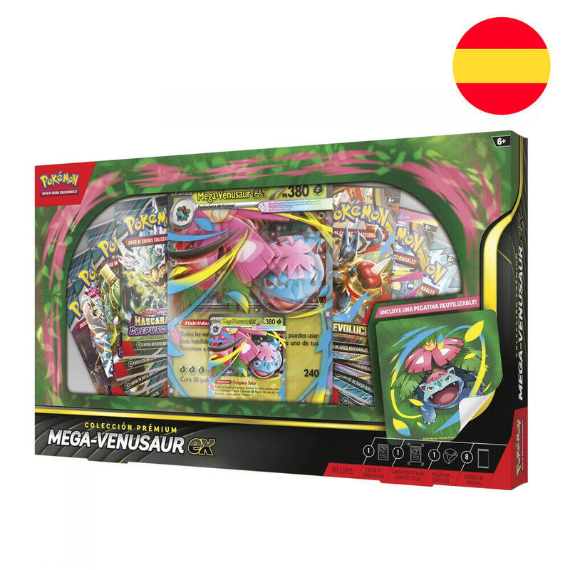 Blister Premium Cartas Mega-Venusaur Pokemon Español
