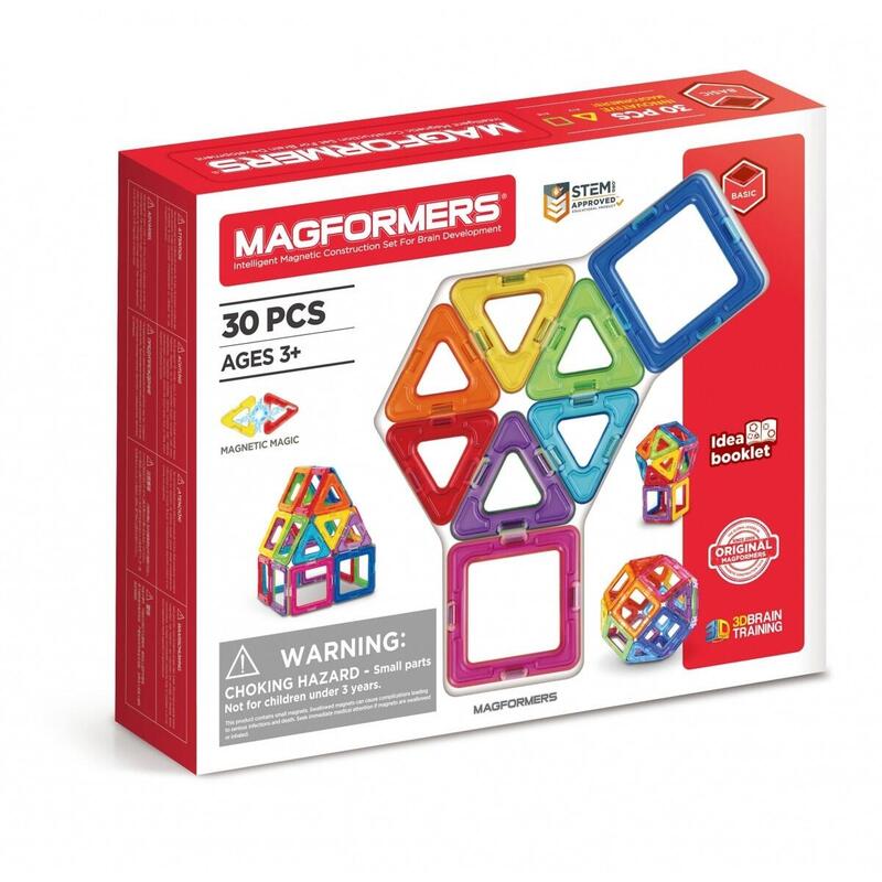 Bloques Magnéticos Basic 30 Piezas