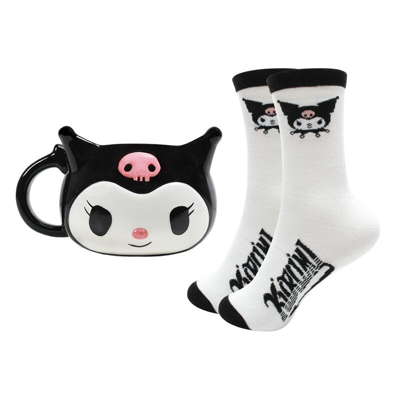Blueskystudios Sanrio Taza Con Socken Kuromi 3d