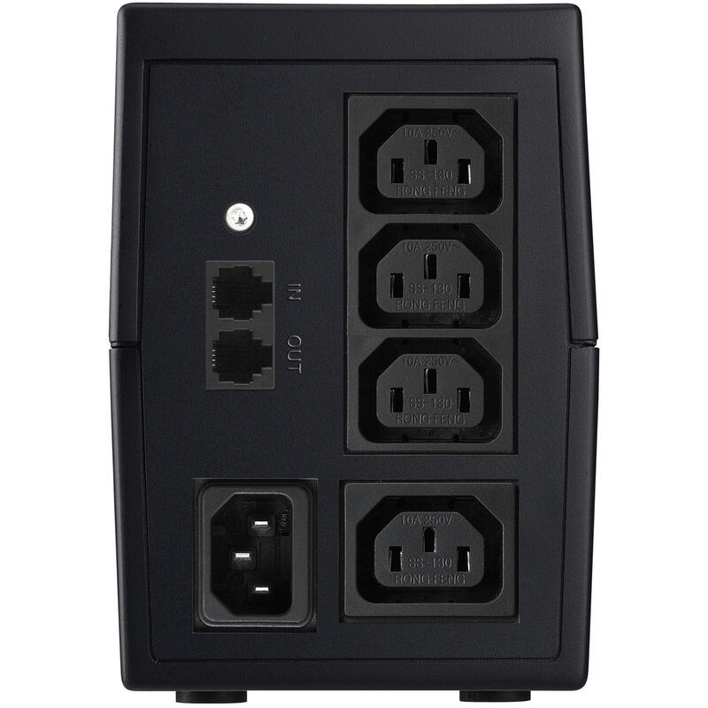 Bluewalker Vi 850 Se/Iec Línea Interactiva 0,85 Kva 480 W 4 Salidas Ac, Ups Negro, Línea Interactiva, 0,85 Kva, 480 W, 170 V, 280 V, 220 V