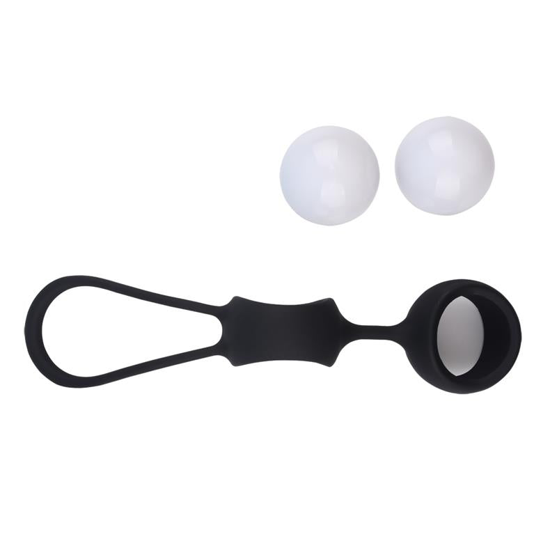 Bolas Geisha Missweet 17.7 Cm Silicona Negro