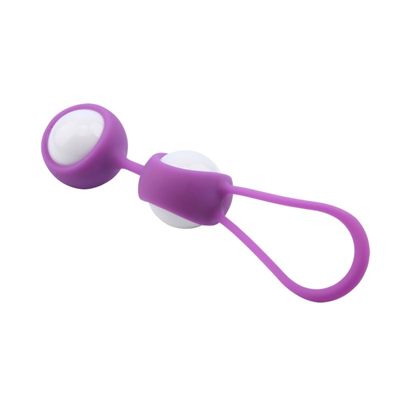 Bolas Geisha Missweet 17.7 Cm Silicona Púrpura