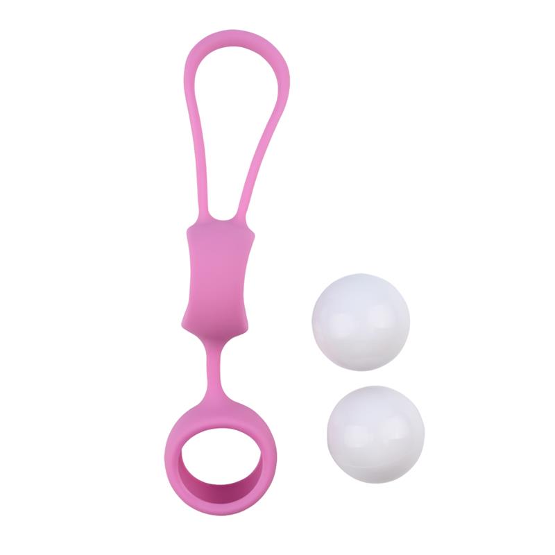 Bolas Geisha Missweet 17.7 Cm Silicona Rosa