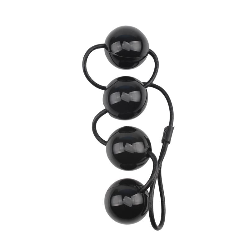 Bolas Vaginales Y Anales 55 X 4 Cm Negro