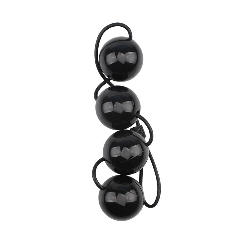 Bolas Vaginales Y Anales 60 X 5 Cm Negro