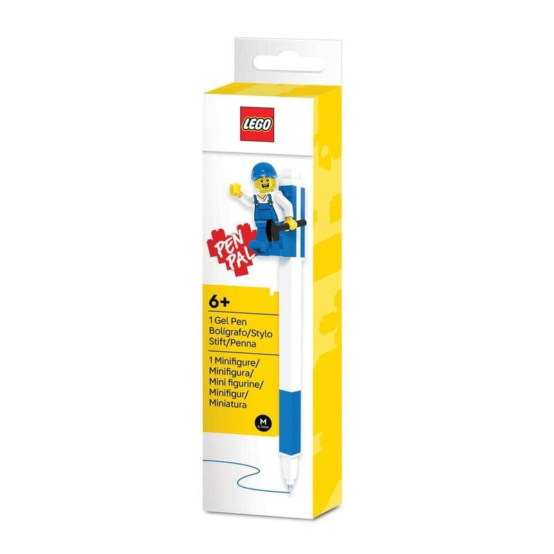 Boligrafo Azul Gel Con Minifigura Lego