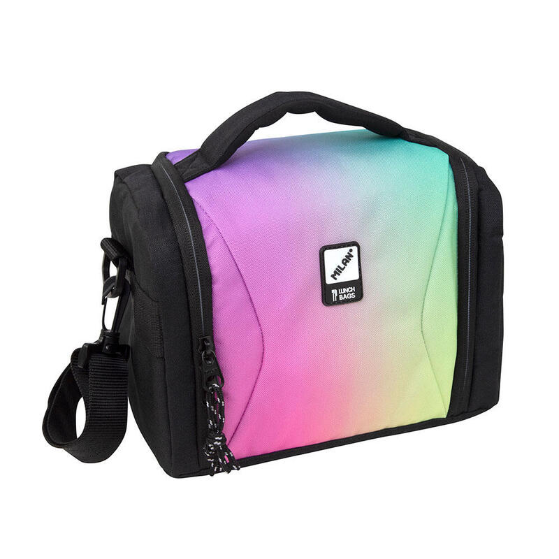 Bolsa Isotérmica Porta Alimentos Gran Capacidad(5l)Serie Sunset, Negra Milan