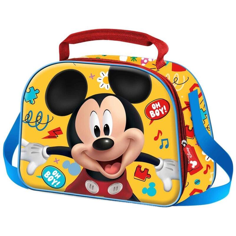 Bolsa Portameriendas 3d Mickey Disney