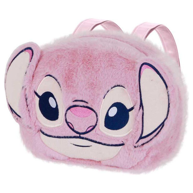 Bolso Mochila Peluche Corazon Angel Stitch Disney