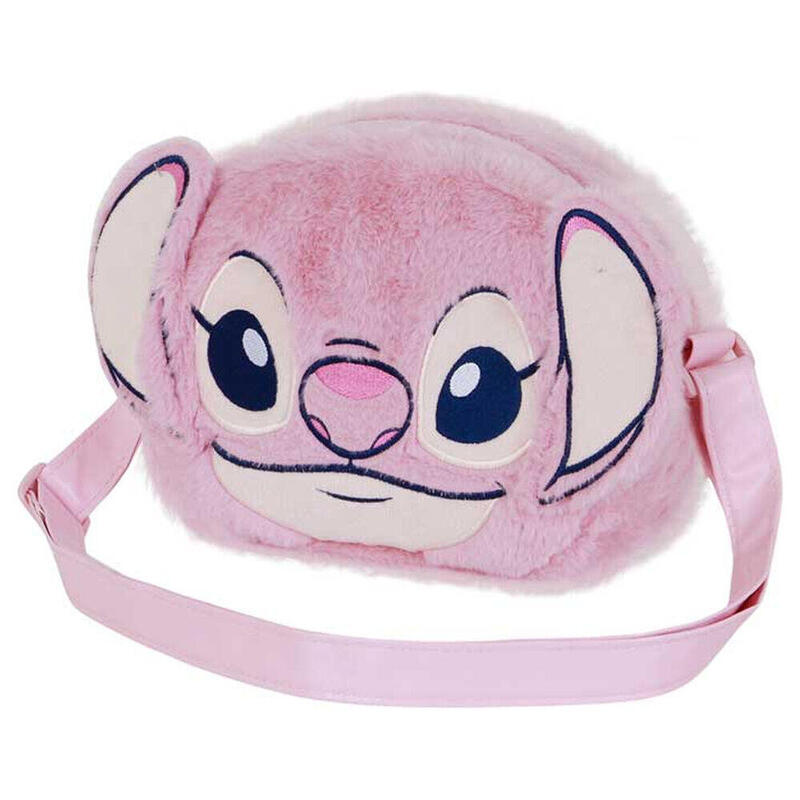 Bolso Peluche Corazon Angel Stitch Disney