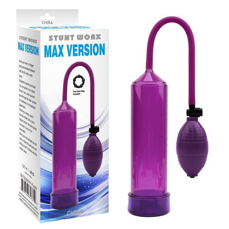 Bomba De Succión Para El Pene Max Version Purpura