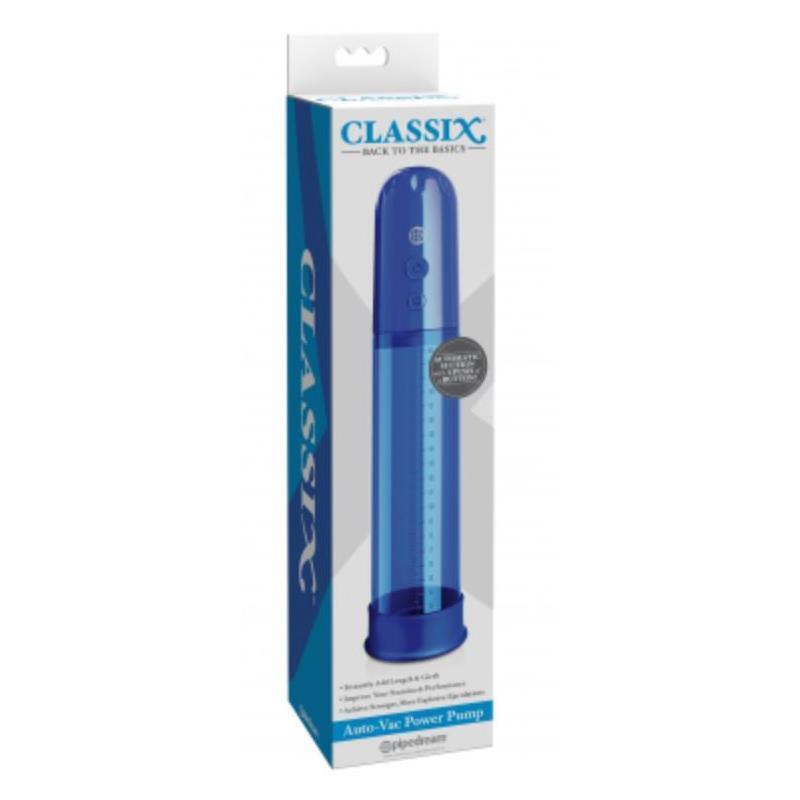 Bomba Para El Pene Auto-Vac Power Azul